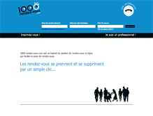 Tablet Screenshot of 1000rdv.com